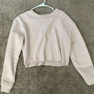 Pink Crop Top Sweater